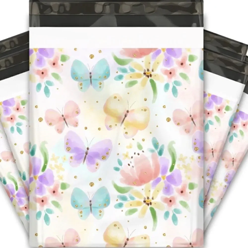 Poly Mailers MIX 6x9 10x13 14.5x19 35 pieces 35 stickers